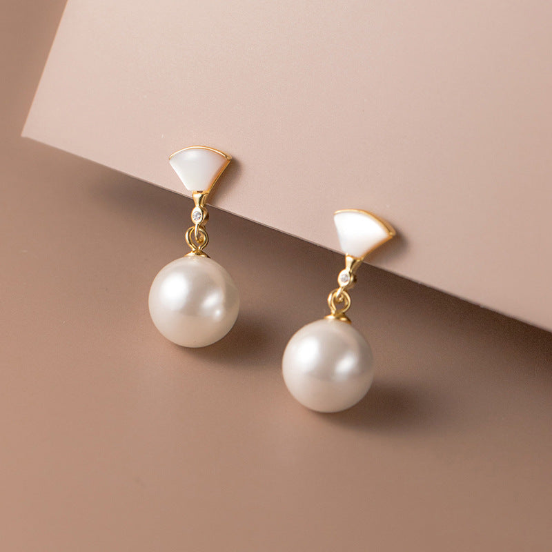 Lyca™ - Elegantsed kuldsed pärli kõrvarõngad