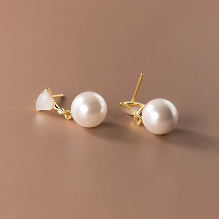 Lyca™ - Elegantsed kuldsed pärli kõrvarõngad
