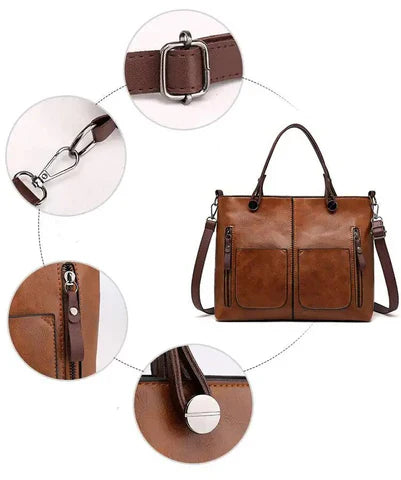 Zara - Elegantsed Nahk Kott