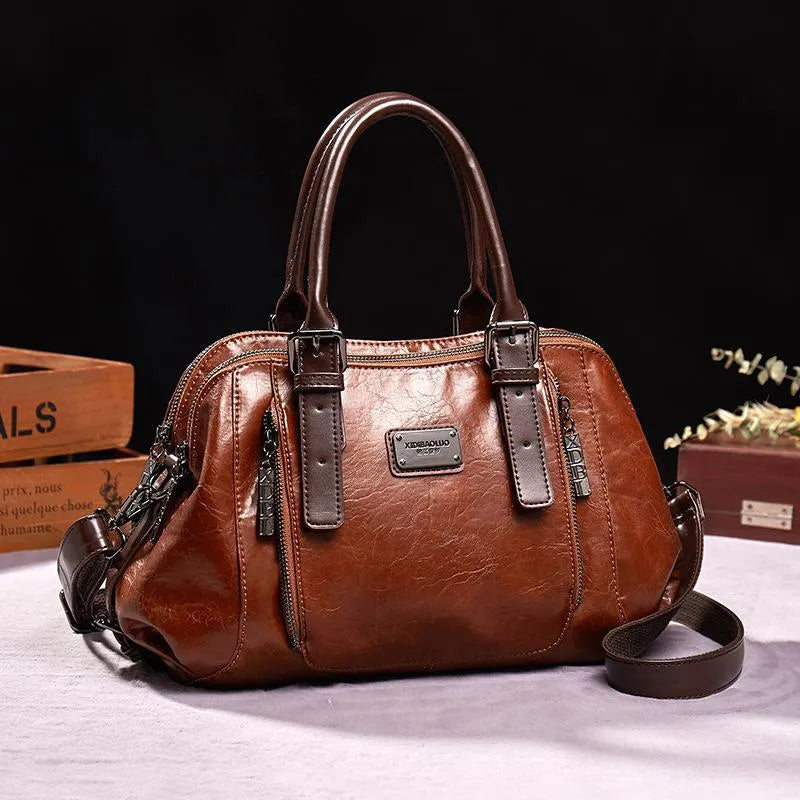 Laila - Elegantsed Nahk Kott