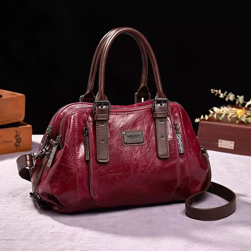 Laila - Elegantsed Nahk Kott