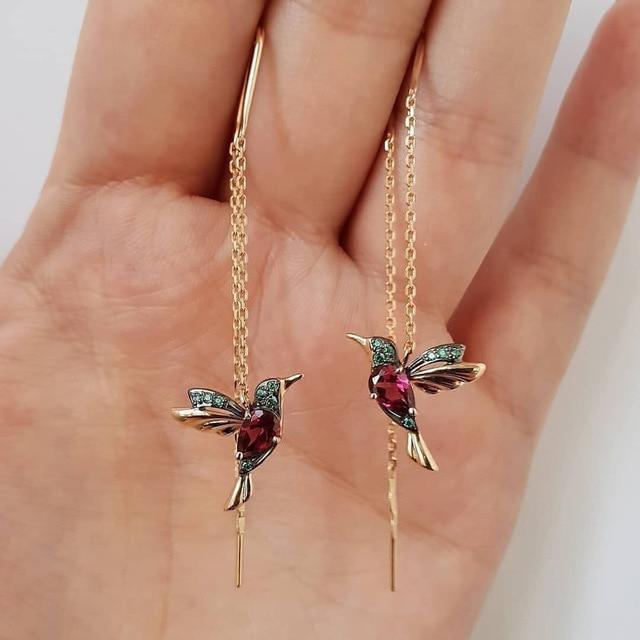 Sharine™ - Elegantne kõrvarõngad kolibri